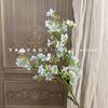 Flor artificial fresca de una rama azul fragante Flor Ruili Decoración de mesa para el hogar ramo de novia con flor flor falsa