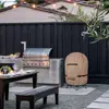 Cubierta Protectora Impermeable Resistente a los Rayos UV para Parrilla de Carbón Tipo Domo de Jardín Exterior