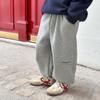 Pantalones Deportivos de Terciopelo Austriaco Bordado Gruesos de Invierno 2024 Aimo Beibei para Niños y Niñas, Bonitos Pantalones Deportivos de Terciopelo, Modernos