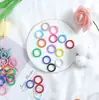 Cor Dopamina Corda Trançada Feita à Mão Mosquetão de Mola Cordão Chaveiro Pacote de Material DIY Bonecos Pendurados Pingentes Corda de Celular