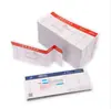 Um pacote. Pacote. Adesivo de papelão térmico 160g material bruto impressão em branco check-in especial cartão de embarque de aeroporto