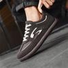 Zapatos Casuales Bajos Planos Nuevos para Hombre de Primavera y Otoño, Zapatos Deportivos para Correr, Zapatos de Entrenamiento Alemanes Retro Estilo Universitario Bloque de Color, Venta al por Mayor
