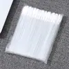Pincel para Labios Hueco de Mango Largo, Pincel para Labial de Terciopelo, Set de 50 Piezas de Pinceles, Pincel para Sombras de Ojos y Brillo de Labios, Herramientas de Belleza, Pinceles de Maquillaje
