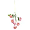Flores artificiales para bodas, 6 cabezas de exquisitas peonías, para arreglos de pasillo de salón de bodas, decoración del hogar y centros de mesa; materiales para flores artificiales para exportación