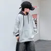 Sudadera con capucha para niño, nuevo estilo primavera/otoño 2026, moderna y elegante, corte holgado, ropa deportiva casual para niños, atuendo de otoño para niños mayores