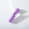 Botella dispensadora de perfume giratoria de 8 ml en stock, Botella de perfume de ABS con revestimiento interior de vidrio, Botella spray oral cosmético, Botella vacía