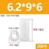 Plástico ABS Columna de Aislamiento Recta Pasante Manga de Tornillo Cilindro Hueco Nylon Espesor Aumentado Junta Arandela Columna Aislante Manga de Eje