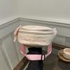 Bolso Pequeño de Lona Casual para Mujer 2026 Nuevo de Moda Verano Bolso Cruzado Bolso de Pecho Deportivo Bolso de Tela Versátil Riñonera para Mujer