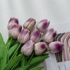 Mini Tulipa de PU Simulada Flor Falsa Decoração de Mesa para Casa Arranjo de Flores Flor Artificial de Plástico Exportação Transfronteiriça Flor Popular