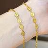 Pulsera Shajin Oro Roto Paz Alegría Chapado en Oro Moda Explosiones Diseño Nicho Sentido Bienes de Lujo Ligeros Pulsera para Mujer