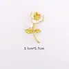 Broche Série Rosa, Doce, De Luxo, Requintado, Retrô, Estéreo, Broche Fofo, Roupas, Bolsa, Acessórios de Corsage