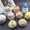 Bolsa de pan de conejo DIY con queso, grado alimenticio para bebés, amasado, música, descompresión, molde de silicona, yeso, vela, molde de gota de pegamento