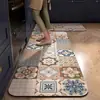 Alfombrillas de Suelo tipo Azulejo Estilo Americano Transfronterizas, Lodo de Diatomeas, Absorbentes de Agua, Secado Rápido, Alfombrillas de Baño de Fácil Cuidado, Felpudos Resistentes al Desgaste para Entradas
