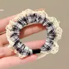 Super versátil~ Scrunchie estilo coreano com toque de luxo para a primavera, adequado para rabos de cavalo e coques femininos, acessório de elástico de cabelo 2026