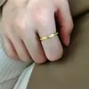 Anillos de Acero de Titanio Estrellados de Alta Gama de Nicho de Venta Caliente Europea y Americana para Mujeres, Anillos de Pareja de Acero Inoxidable que No se Desvanecen