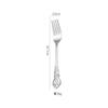 Aço inoxidável transfronteiriço Royal Court tableware faca, garfo e colher Conjunto de 4 peças hotel retrô relevo Louça ocidental Bife faca, garfo e colher