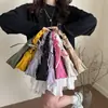 Bolsa de Empanada de Media Luna 2025 Nueva Casual Ligera Bolso de Axila para Mujer Retro La Más Fácil de Combinar Pequeña Bolsa de Tela Bolso de Hombro