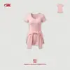 Mono Bk Jumpsuit Skm Ropa para Mujer 250g Conjunto Deportivo de Dos Piezas con Tirantes, Mono de Manga Corta con Cremallera Hot Girl para Mujer.