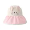Sombrero de Sol de Verano con Ala Ancha para Niños y Niñas, Sombrero de Sol Anti-UV con Parte Superior Vacía, Sombrero de Sol Delgado para Bebé