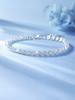Pulseira de prata esterlina de cauda de fênix para mulheres de prata esterlina leve de luxo plano de nicho namoradas requintado prata quebrada empilhada pulseira presente para namorada
