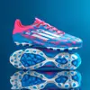 Zapatos de fútbol F50 para el Mundial transfronterizo para hombres y mujeres, de corte bajo con tacos largos para césped artificial para jóvenes, zapatos de entrenamiento de fútbol al por mayor