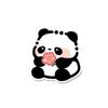 Panda Periférico Acrílico Pegatinas de Refrigerador Distintivo Creativo Interesante Nuevo Transparente Lindo Parche Magnético Ins