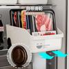 Caixa de armazenamento refrigerada com gaveta deslizante para cozinha, ideal para frutas e ovos frescos, e também para congelamento.