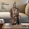 Artesanías Originales Rijin Guerreros y Caballos de Terracota Dorados Adornos para Mueble de TV Mueble de Vino Entrada Adornos para Casa Nueva Ceremonia de Acompañamiento