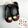 Accesorios para zapatos Croc, piezas para armar tú mismo, flores metálicas tridimensionales de lujo ligero con diamantes y perlas, hebillas de zapato desmontables, decoración de superficie de zapato