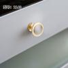 Lidsi Gabinete Moderno Sencillo para Zapatos Manija de Gabinete Manija de Cajón Estilo Americano Manija de Puerta de Gabinete Doble Alambre de Acero Blanco Trefilado