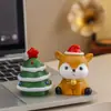 Decoraciones de escritorio con forma de Santa Claus, muñeco de nieve y árbol de Navidad, ambiente navideño de Amazon transfronterizo, regalos de Navidad