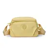 Bolsa Transversal Impermeável de Nylon Versátil Casual Tendência Início da Primavera Moda Feminina Texturizada de Alta Qualidade para Viagem e Trajeto Diário Bolsa de Ombro