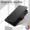 Adecuado para funda de teléfono plegable Iphone18Promax, Carga inalámbrica Magsafe, Funda de cuero con tarjetero Samsung