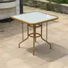 Silla de Ratán para Exteriores, Combinación de Mesa de Comedor y Sillas de Ratán, Mesa de Centro, Silla de Ratán, Balcón Expuesto al Aire Libre, Mesa y Sillas de Ratán para Jardín, Personalización