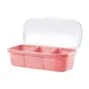 Conjunto de caixa de tempero de cozinha doméstica Sal e glutamato monossódico Caixa de armazenamento de tempero Panela de sal Rack de armazenamento de parede Caixa de tempero