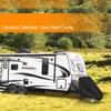 Cubierta para Enganche de Remolque de RV, Cubierta para Enganche de Remolque de Viaje de RV, Cubierta de Enganche, Cubierta Negra para Enganche de Remolque