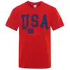 Camisetas Estampadas Hip Hop Bandeira de Carta 180Gusa Transfronteiriça para Homens Mulheres C