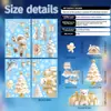 Nuevos stickers navideños creativos 2026 para sala de estar, dormitorio, baño y tienda - decoraciones navideñas removibles