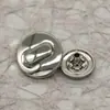 Botones de Presión Redondos Metálicos Simples Versátiles para Blusas, Tejidos, Chaquetas de Plumas, Abrigos y Ropa Exterior