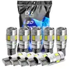 DxzImpuestos No IncluidosLuz LED para Coche Decodificación Canbus T10 5630 6Diodos W5W Luz Indicadora de Ancho