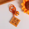 Chaveiro Tag de Palavra em Acrílico Bênção Ganhe o Campeonato Decoração de Mochila Estudantil Presente de Formatura Ensino Fundamental/Médio