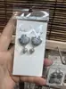 Pendientes de Pieza Bordada Vintage Bordados a Mano de Estilo Étnico de Moda, Colgantes de Oreja Pequeños Cortos con Borlas, Joyería de Plata Miao de Yunnan para Mujeres