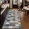 Alfombra de Cocina de Bucle Nuevo Estilo, Tira Larga, Retro, Engrosada, Antideslizante, Absorbente de Agua para el Hogar, Resistente al Aceite, Resistente a la Suciedad, Alfombra para Pies