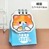 Calendário de Gato Fofo Transfronteiriço Formato Desenho Animado Ornamento de Mesa Pequeno Calendário Presente para Estudante 2027 Mini Calendário