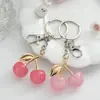 Chaveiro de Cereja Pingente de Bolsa Decoração de Mochila Estilo Tendência da Internet Japonesa e Coreana Pingente de Fruta Cereja da Moda