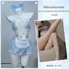Diyi Miao Si Lingerie Sexy Uniforme de Role-Playing Doce Empregada Conjunto Romântico de Renda A721