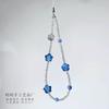 Woo Woo original Cadena para teléfono móvil Estrella Azul Klein nicho estilo ins cuerda para teléfono móvil nuevo estilo japonés y coreano colgante para cámara ccd