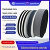 Huanya fita de alta qualidade para atacado 3cm4cm5cm de largura cor Nylon poliéster elástico liso sarja borracha