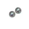 Pendientes de botón de perla S999 plateados por todas partes para mujer, sencillos y elegantes, pendientes de lujo ligero de alta gama, nuevo modelo popular 2026