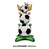 Nuevos Globos Transfronterizos para el Mundial 2026 Decoraciones con Forma de Balón de Fútbol Decoraciones de Camisetas Suministros para Fiestas de la Eurocopa